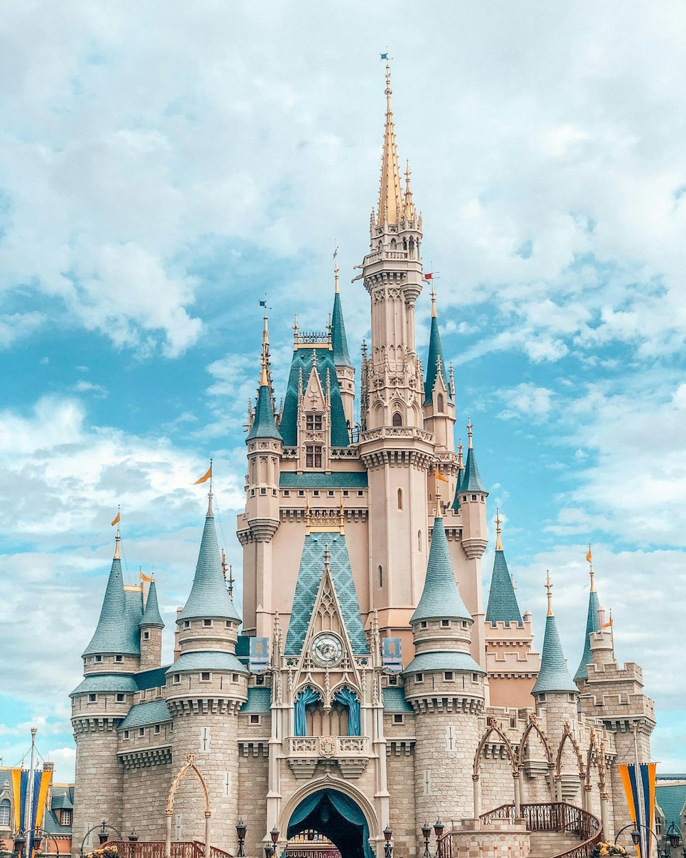Castillo de parque temático en Orlando